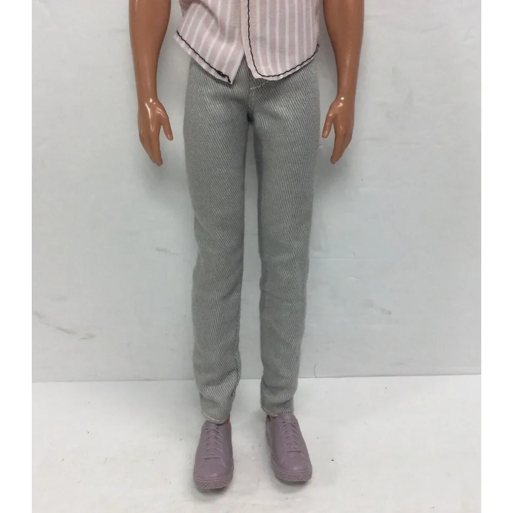 Mattel Barbie‎ Ken doll 2010 w / baseball jersey pants shoes 12in Molded Hair
